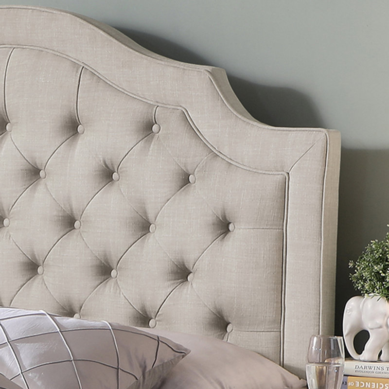 Swanley Tufted Upholstered Low Profile Standard Bed Queen
